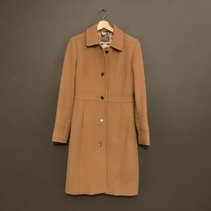 J Crew Lady Day Coat Camel 6T